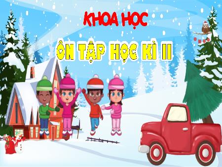Bài giảng Khoa học 4 (Kết nối tri thức) - Bài: Ôn tập giữa học kì II