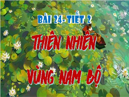Bài giảng Lịch sử và Địa lí Lớp 4 (Kết nối tri thức) - Bài 24: Thiên nhiên vùng Nam Bộ (Tiết 2)