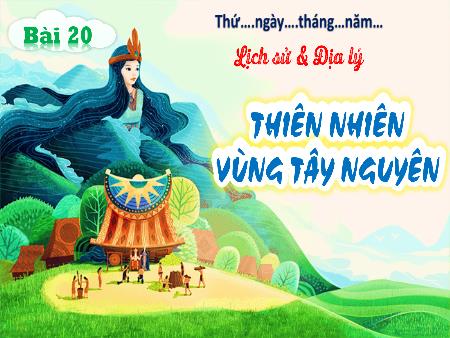 Bài giảng môn Lịch sử và Địa lí Lớp 4 (Kết nối tri thức) - Bài 20: Thiên nhiên vùng Tây Nguyên