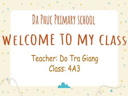 Bài giảng Tiếng Anh 4 (Global Success) - Unit 13, Period 6: Appearance (Lesson 3) - Đỗ Trà Giang