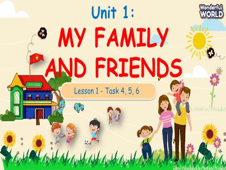 Bài giảng Tiếng Anh 4 (Wonderful World) - Unit 1: My family and friends (Lesson 1)