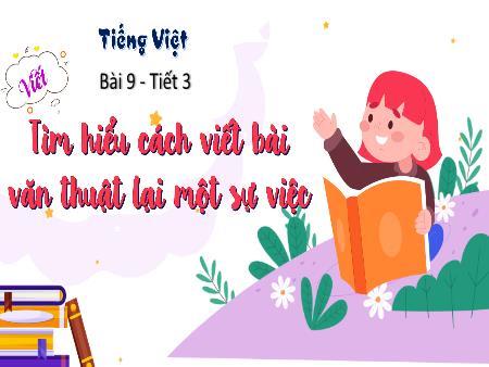 Bài giảng Tiếng Việt 4 (Viết) Sách Kết nối tri thức - Bài 9: Tìm hiểu cách viết bài văn thuật lại 1 sự việc (Tiết 3)