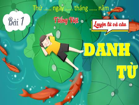 Bài giảng Tiếng Việt Lớp 4 (Luyện từ và câu) Sách Kết nối tri thức - Bài 1: Danh từ