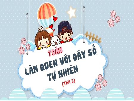 Bài giảng Toán 4 (Kết nối tri thức) - Bài 15: Làm quen với dãy số tự nhiên (Tiết 2)