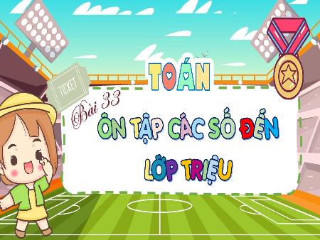 Bài giảng Toán Lớp 4 (Kết nối tri thức) - Bài 33: Ôn tập các số đến lớp triệu